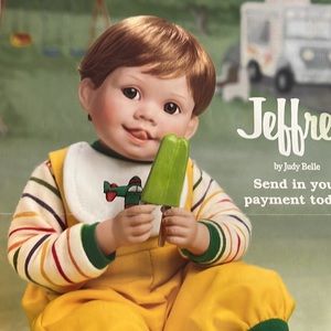 Jeffrey by Judy Belle Porcelain Doll New in Box - Danbury Mint